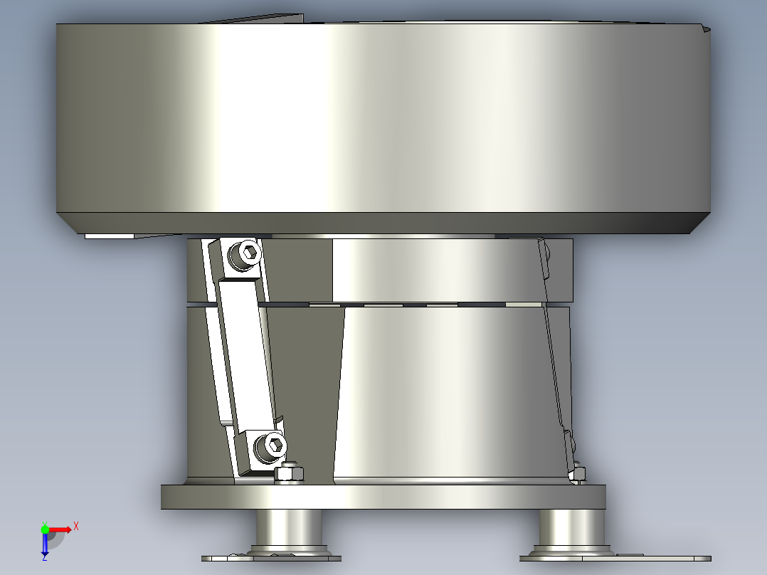 钢帽振动盘俯视图