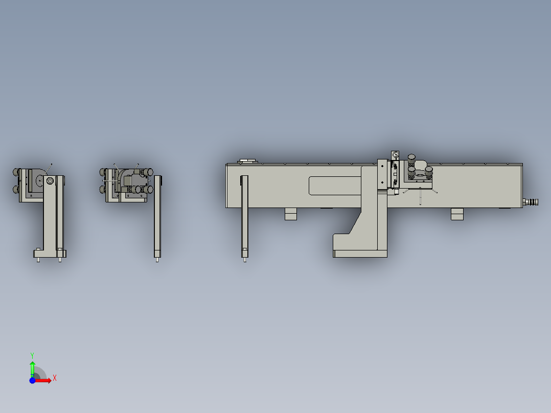 皮秒光路前视图