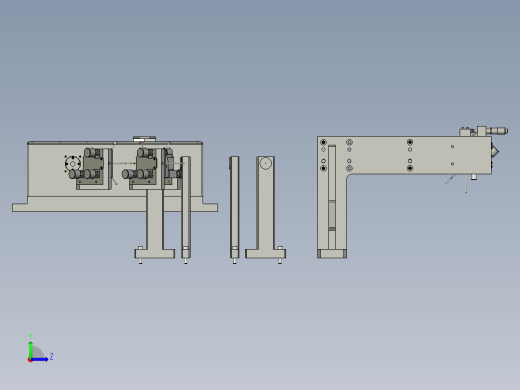 皮秒光路左视缩略图