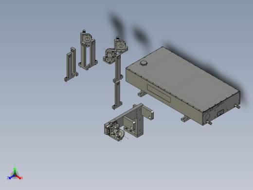 皮秒光路正等轴测缩略图