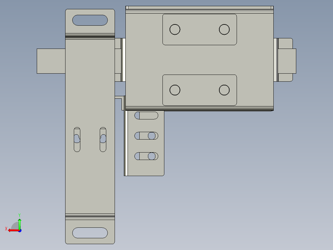 4554680004_插销锁+欧姆龙D4NS-1CF_插销锁(市购)后视图