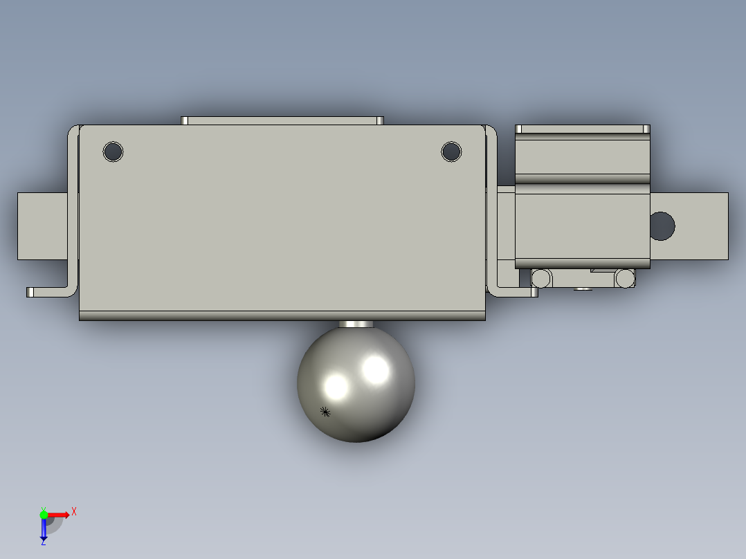4554680004_插销锁+欧姆龙D4NS-1CF_插销锁(市购)俯视图
