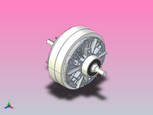 制动器ZKB_3AN正等轴测缩略图