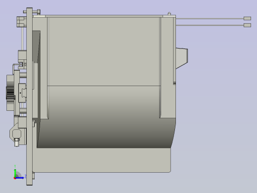 顶部夹紧机构左视缩略图
