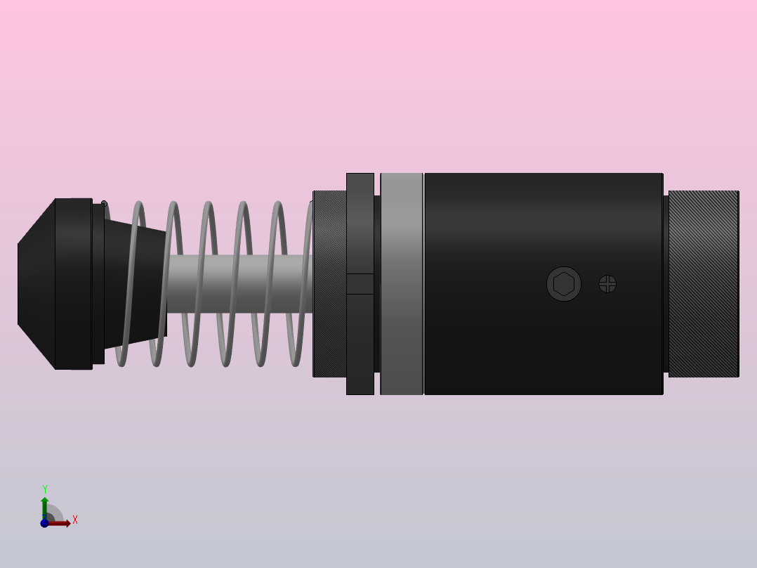 AD-64050／64100／64150油压缓冲器[AD▪6450] (2)前视图