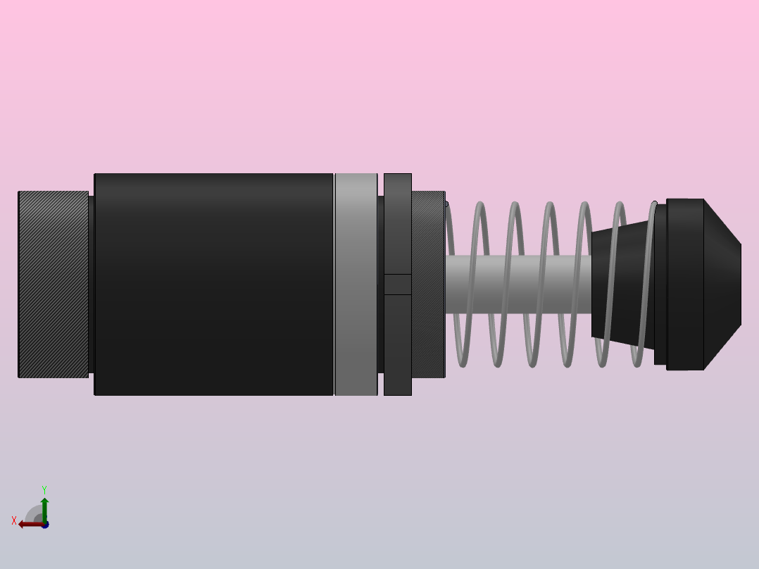 AD-64050／64100／64150油压缓冲器[AD▪6450] (2)后视图