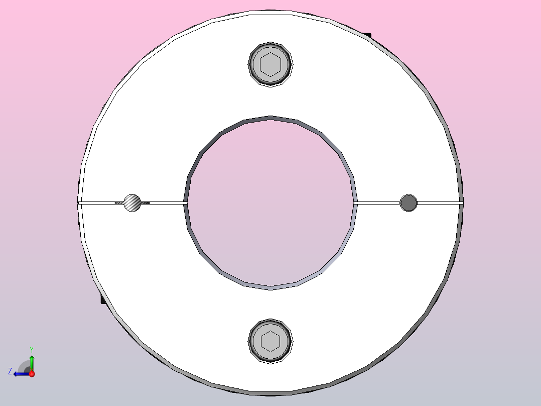 LK18系列（经济型） 单节夹紧螺丝固定式（膜片联轴器）[LK18-C44]右视图