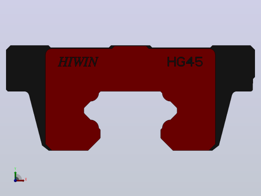 滑块HGW45HA（HIWIN）前视缩略图