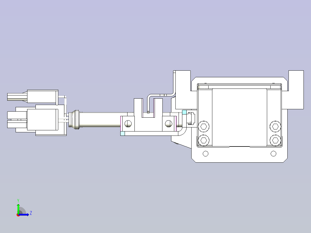 KK40-200A1-F0带MSMD012G1B电机左视图