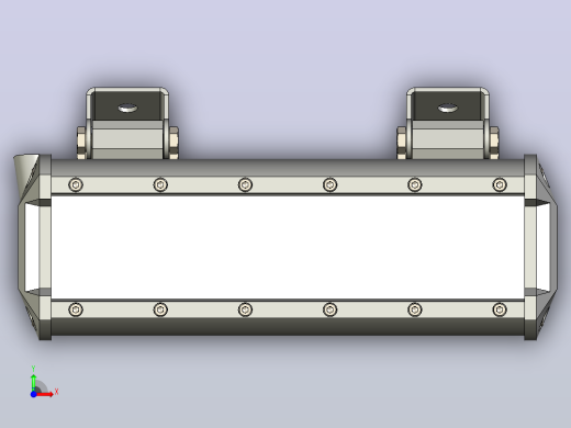 LED条2x9 LED，54W前视缩略图