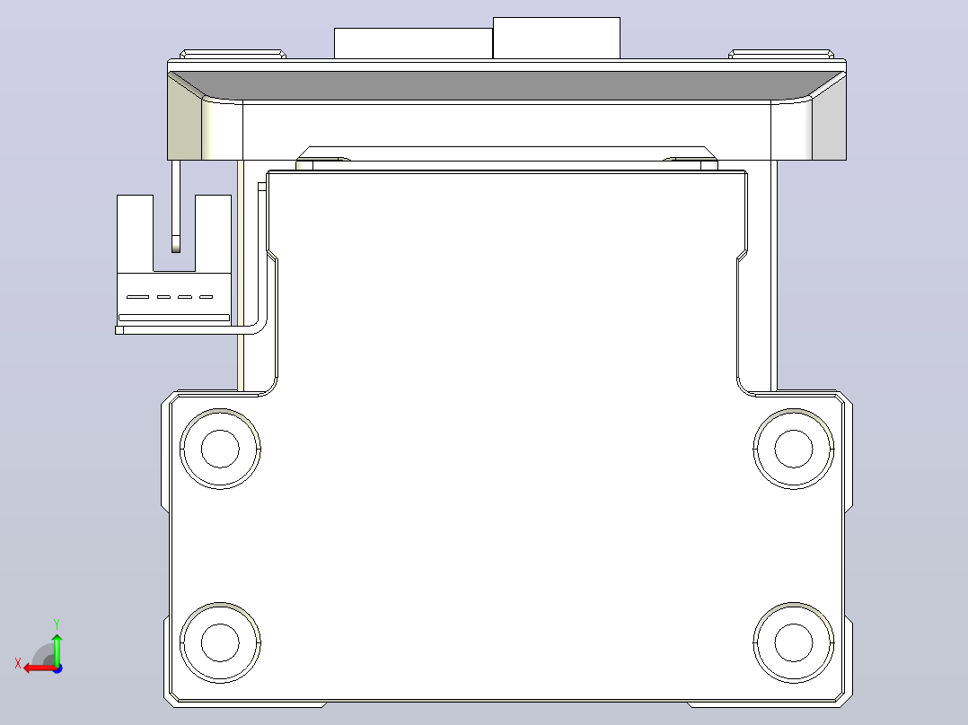 滚珠丝杠直线轴内置导轨TPA-GCR-80-1610C-L700-M-M40-N3后视图