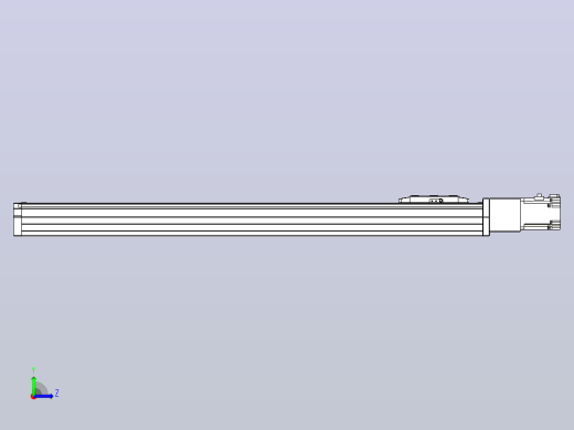 滚珠丝杠直线轴内置导轨TPA-GCR-80-1610C-L700-M-M40-N3左视缩略图