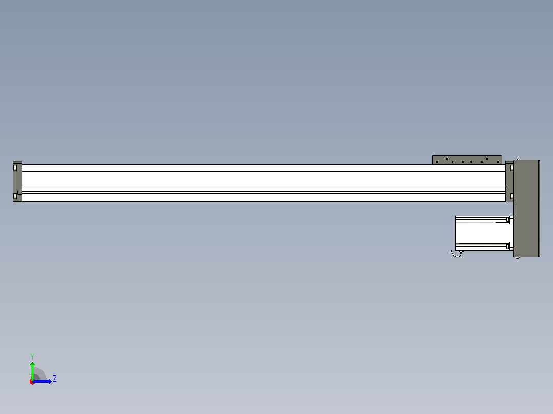 FSL60 直线模组[FSL60-E700-10C7-BD-B60]左视图
