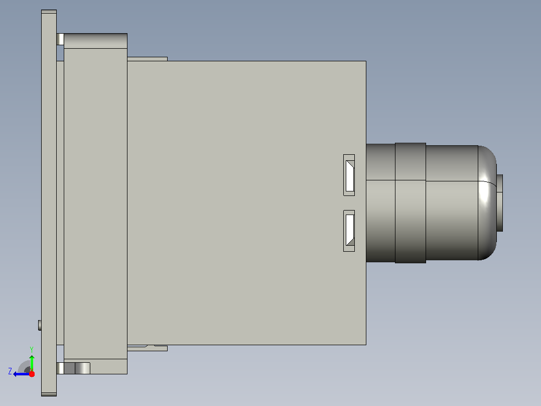 JDM1-6电子式计数器三维模型202012右视图