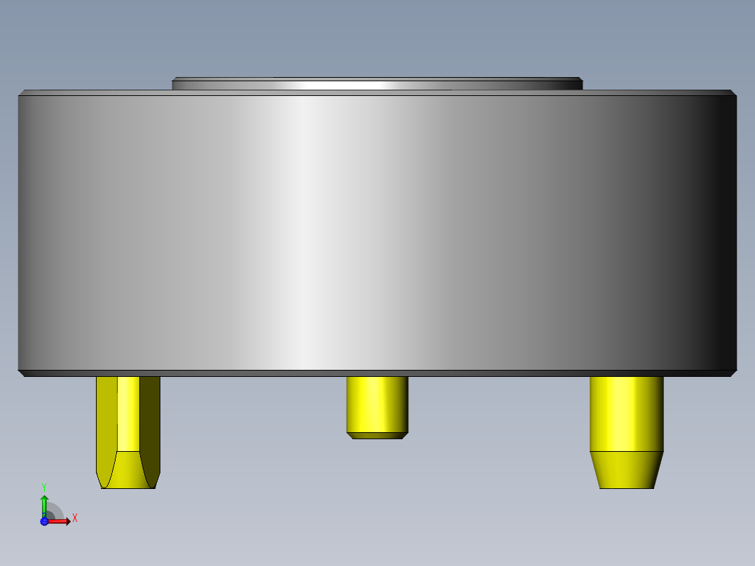 拆装式转台前视图