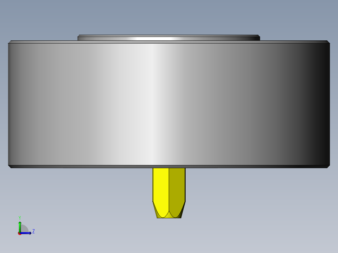 拆装式转台左视图