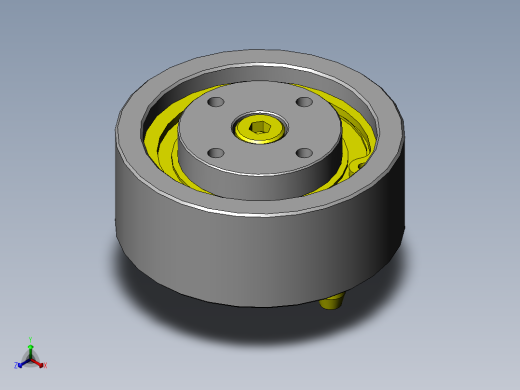 拆装式转台正等轴测缩略图
