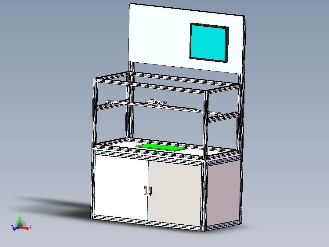 复珊端子pin入孔与否检测机（sw18可编辑+工程图+BOM）