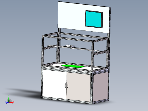 复珊端子pin入孔与否检测机（sw18可编辑+工程图+BOM）