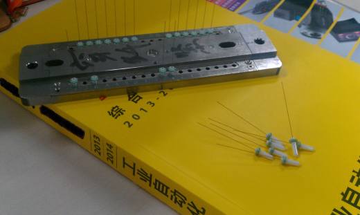 复珊端子pin入孔与否检测机（sw18可编辑+工程图+BOM）缩略图