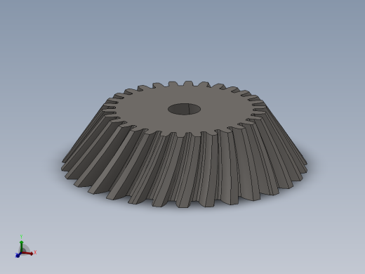 solidworks 螺旋伞齿轮