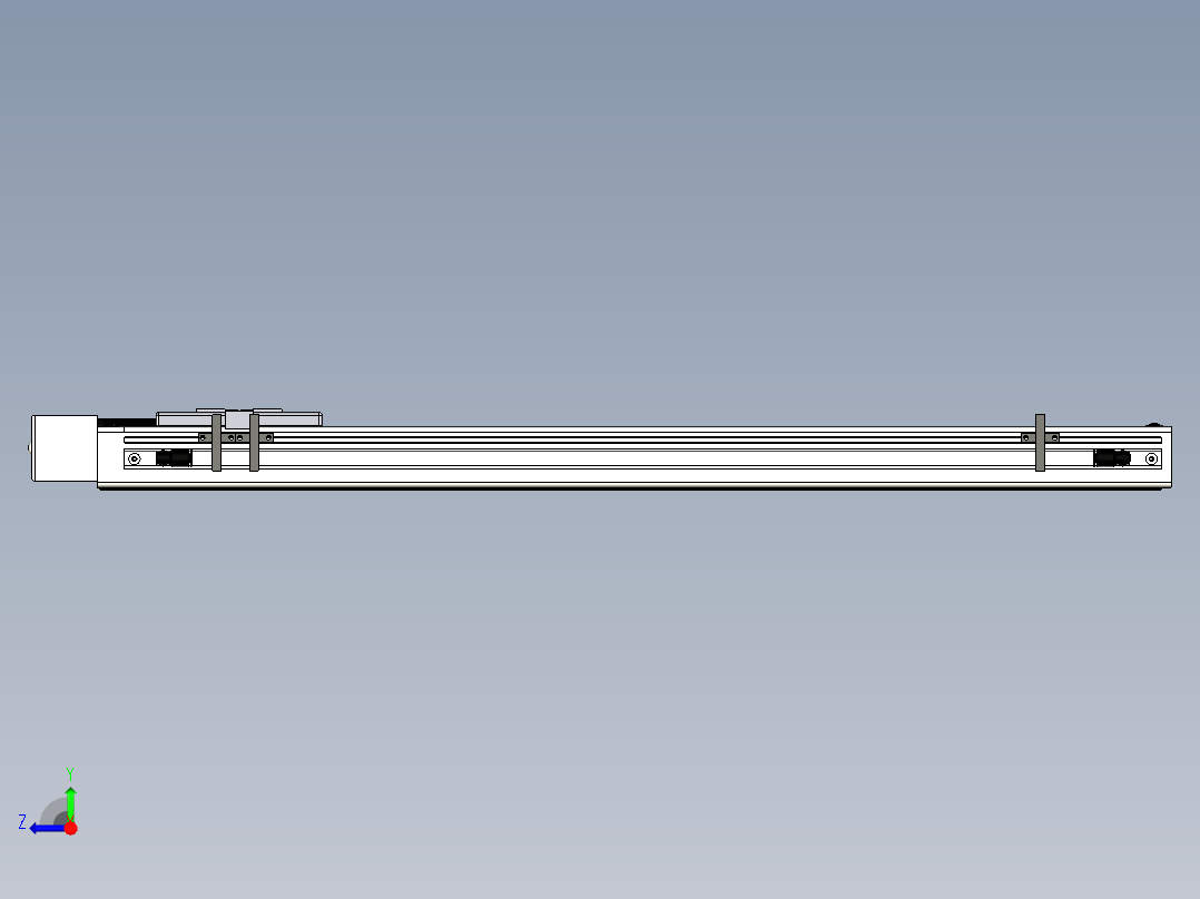Toyo东佑达直线模组-ECH6-550-BR+煞車右视图