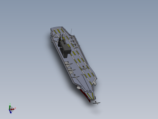 王建国-航母模型