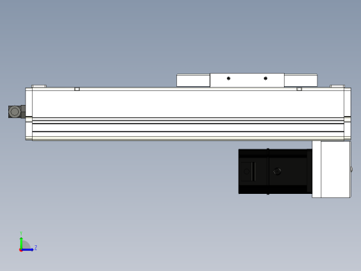 Toyo东佑达直线模组-ECH14-150-BM-200W左视缩略图