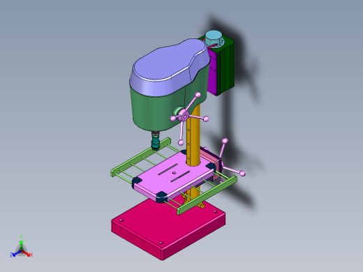 不锈钢槽钢台式加工钻