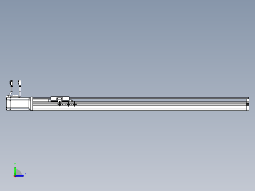 东锦丝杆传动-直线滑台模组DH102-C-L10-S800-BC-P400W-C3左视缩略图