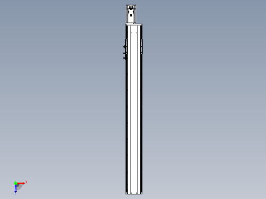 东锦丝杆传动-直线滑台模组DH102-C-L10-S800-BC-P400W-C3俯视缩略图