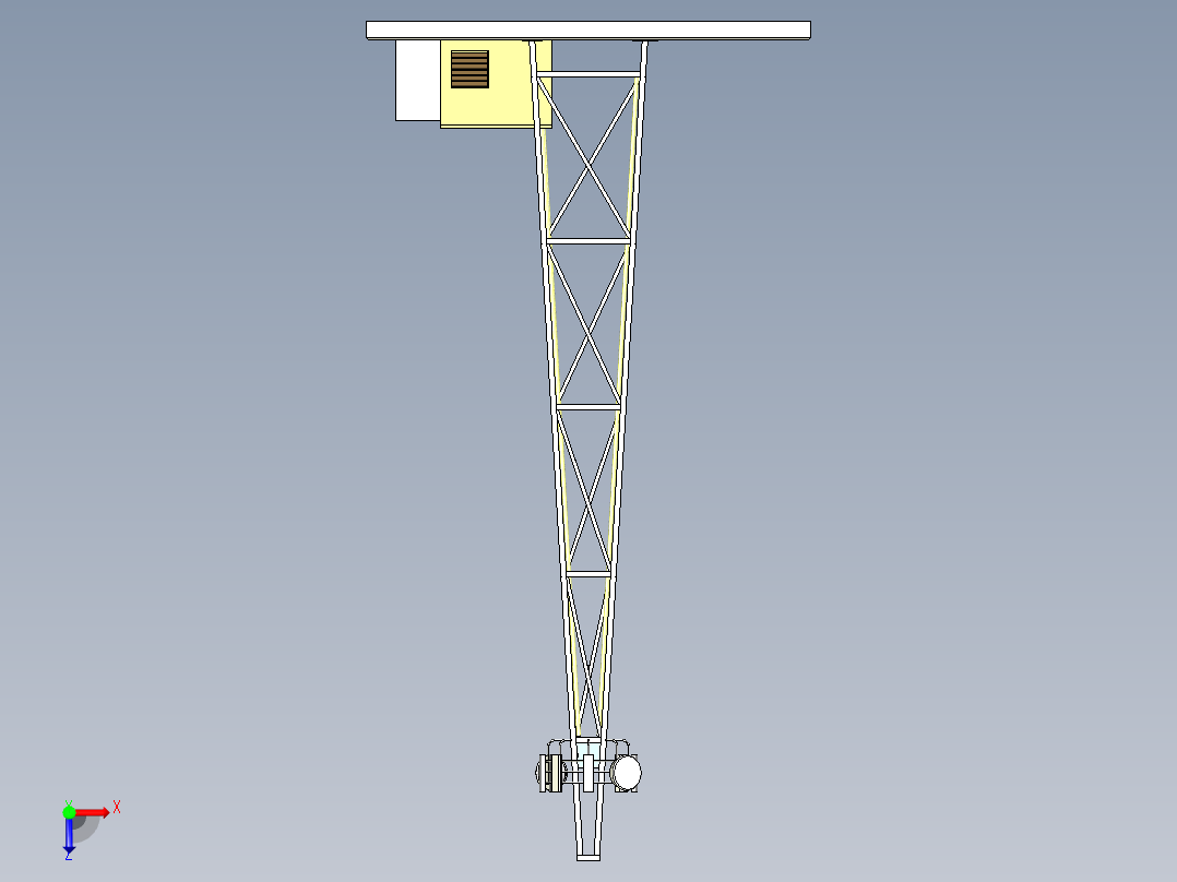 5g无线电塔俯视图