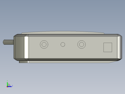 基恩士SJ-F010_kc图纸模型左视缩略图