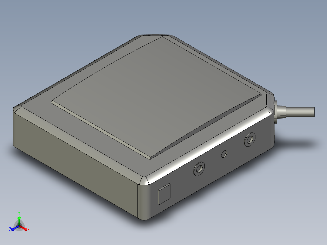 基恩士SJ-F010_kc图纸模型正等轴测图