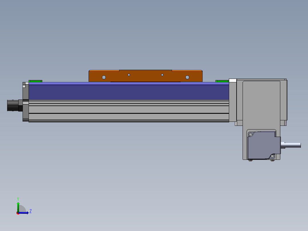 MCB同步带全封闭MCB10-RD-100W左视图