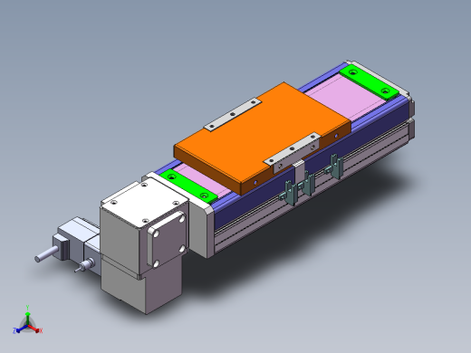 MCB同步带全封闭MCB10-RD-100W正等轴测缩略图