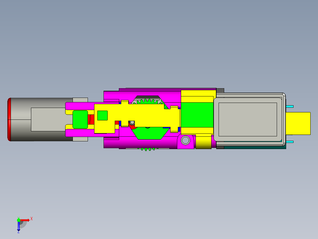 智能防近视笔俯视图