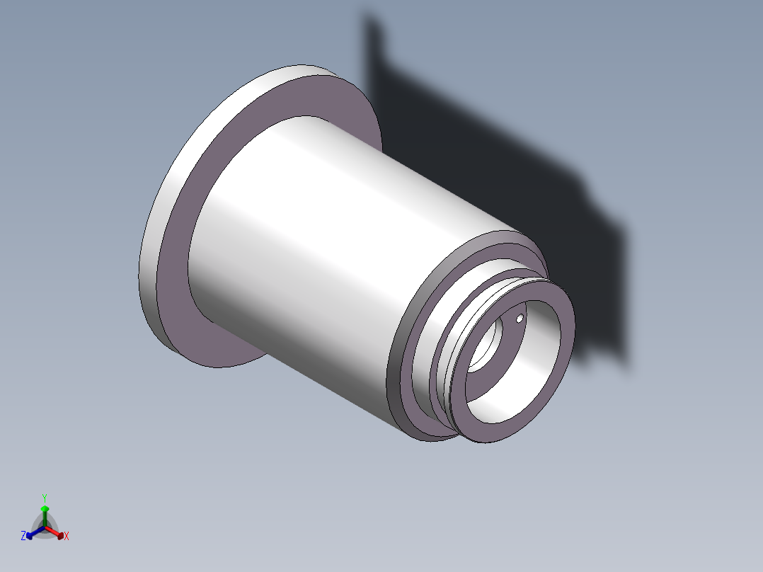 圆筒零件+50+24.3.20+002正等轴测图