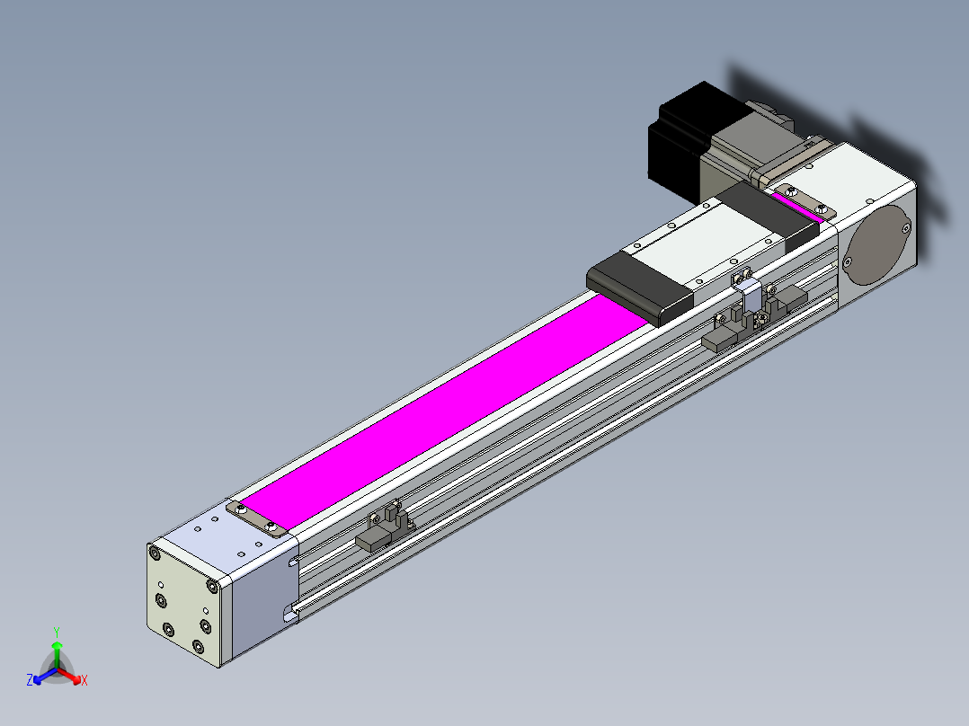同步带滑台-欧规BC6-L120-S300-L-P40-D3主视图