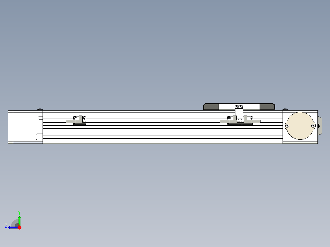 同步带滑台-欧规BC6-L120-S300-L-P40-D3右视图