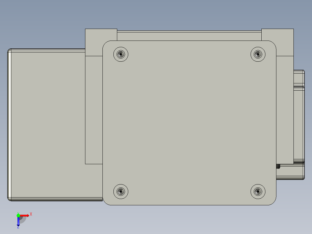 欧规系列-GB8-L96-S3000-BL-P40-MS3俯视图