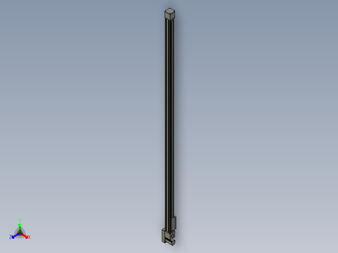 欧规系列-GB8-L96-S3000-BL-P40-MS3正等轴测图