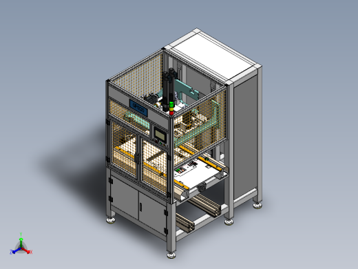 双轴拧紧机正等轴测缩略图