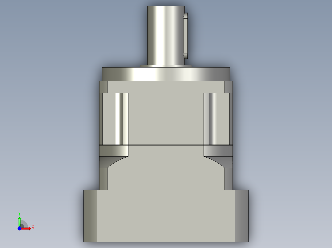 斜齿PGH115-L1 32-130-165-M10 LR66.5.STEP前视图