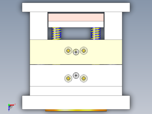 插线板上盖注塑模具设计(CAD+UG)俯视缩略图