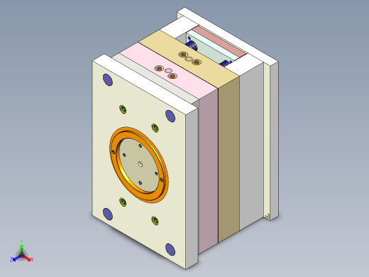 插线板上盖注塑模具设计(CAD+UG)正等轴测缩略图