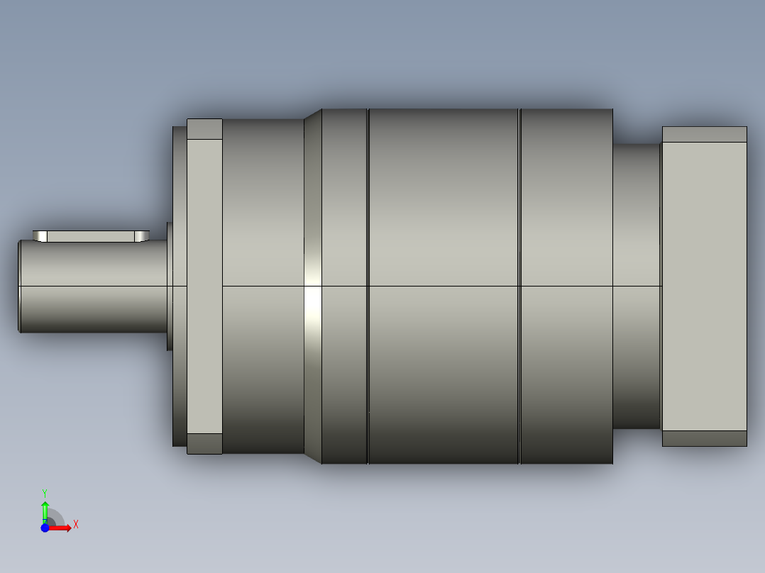 斜齿PHL115-L2 19-95-115-M8 LR60 CZ32.STEP前视图