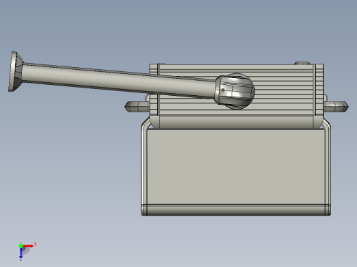 悬臂控制操控箱键盘支架-C1-固定底座-90度箱体连接器-500俯视缩略图