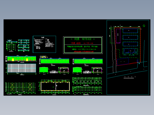 某地单层轻钢结构厂房建筑设计施工图
