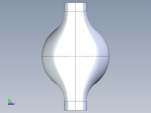平行四通管左视缩略图